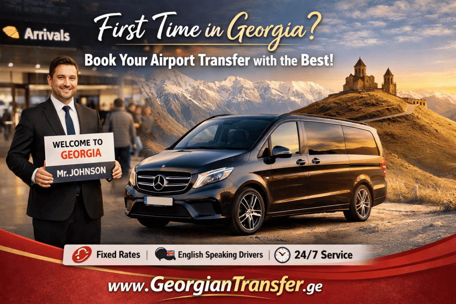 Tbilisi airport transfer Georgia transfer for family with child seat Tbilisi Batumi one way private transfer